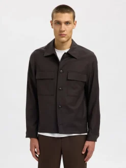 Reg-Jude Woll Blend Hybridblazer, Chocolate Torte, 50