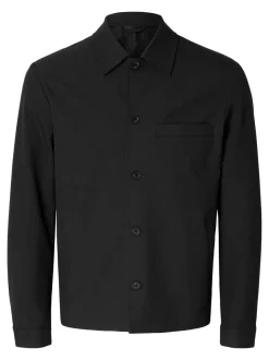 Reg-Robert Overshirt, Black, XXL