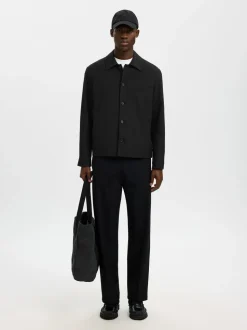 Reg-Robert Overshirt, Black, XXL