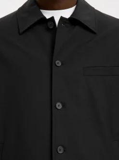 Reg-Robert Overshirt, Black, XXL