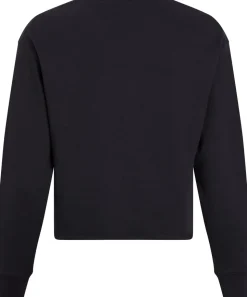 Relaxed Lounge Sweatshirt, Black, XS