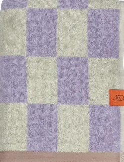 Retro Håndklæde, Lilla, 50x90 cm