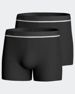 Retro 2-pak Boxershorts, Black, XXL