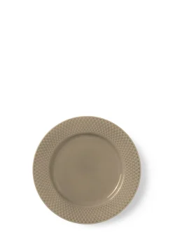 Rhombe Earth Frokosttallerken, Clay, Ø23 cm