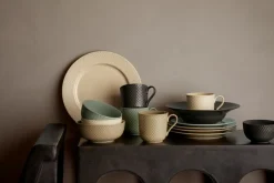 Rhombe Earth Frokosttallerken, Clay, Ø23 cm