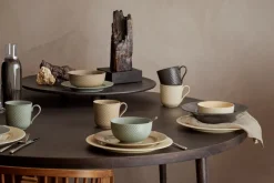 Rhombe Earth Frokosttallerken, Clay, Ø23 cm