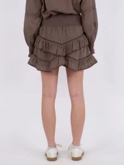 Ricki S Voile Nederdel, Light Brown, 38