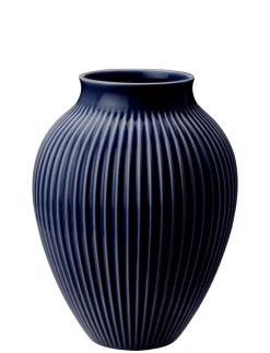 Riflet Vase, Dark Blue