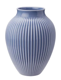 Riflet Vase, Lavendelblå, H27 cm