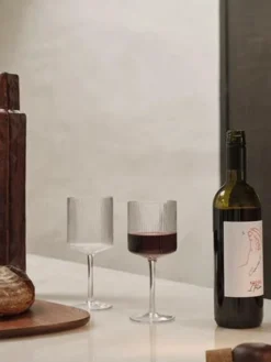 Ripple 2-pak Rødvinsglas, Clear, 32,5 cl