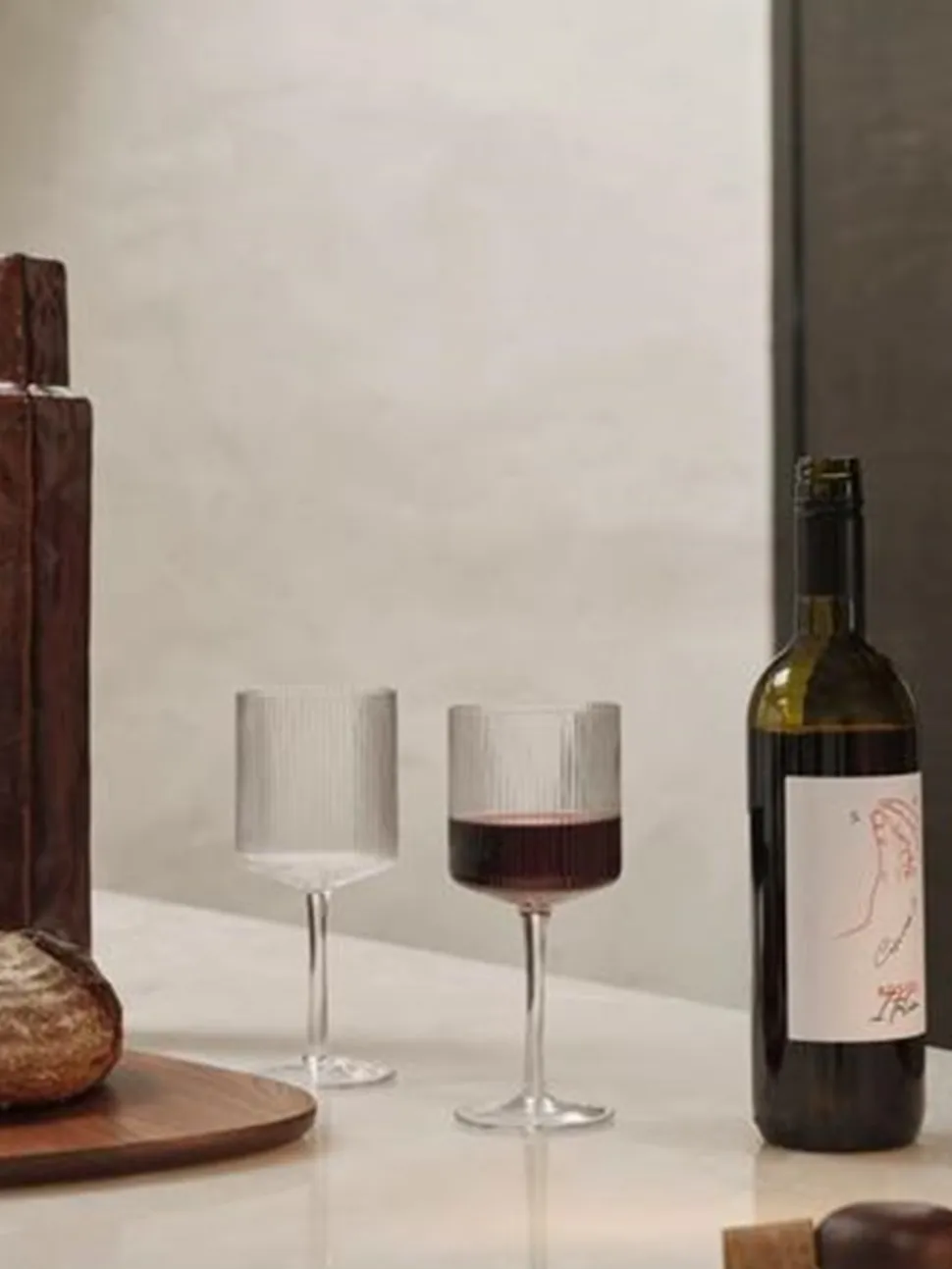 Ripple 2-pak Rødvinsglas, Clear, 32,5 cl