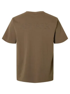 Ro O-Neck Emb T-shirt, Bungee Cord, L