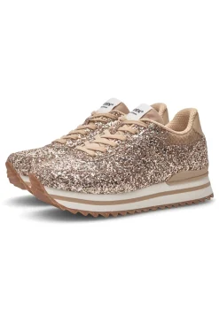 Ronja Plateau Glitter Sneakers, Multi, 38