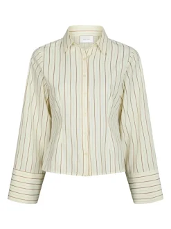 Rosa Solid Skjorte, Sand, 42