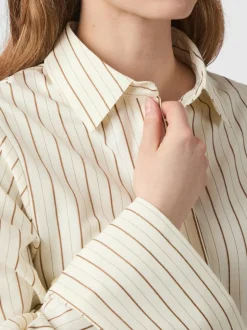 Rosa Solid Skjorte, Sand, 42