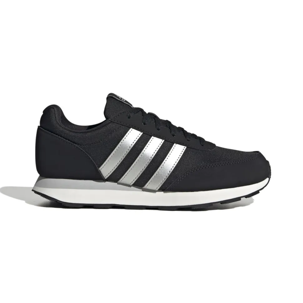 Run 60s 3.0 Sneakers, Core Black/Silver Metallic/Core White, 38 2/3