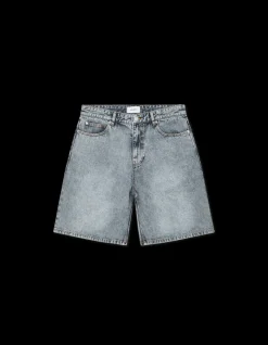 Ryder Ice Blue Denim Shorts, Light Indigo Wash, 36