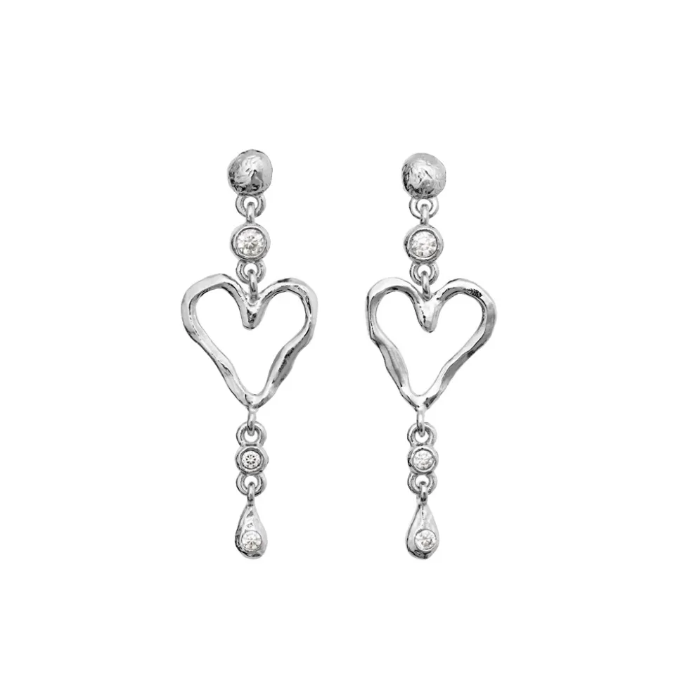 Sabi Twinkle Øreringe, Silver