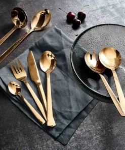 Salatbestiksæt, Guld