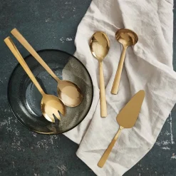 Salatbestiksæt, Guld