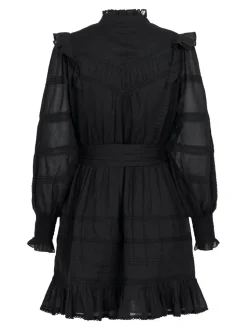 Salli S Voile Kjole, Black, 40