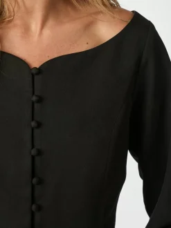 Salsa Structure Bluse, Black, 36