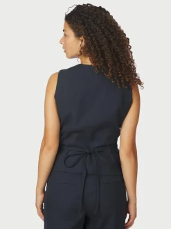 Samara Melange Vest, Navy, 40