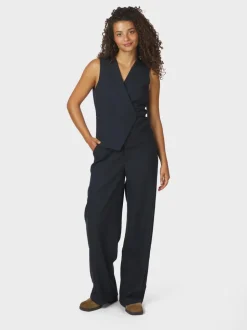 Samara Melange Vest, Navy, 40