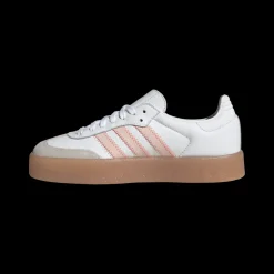 Sambae Sneakers, White/Sandy Pink/Semi Flash Red, 39 1/3