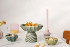 Samsurium 2-pak Skåle, Wasabi/Spruce, Ø8,6 cm