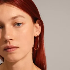 Sanne Store Hoops, Guld