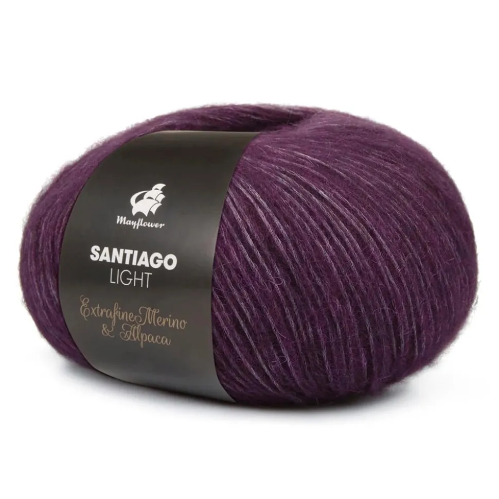 Santiago Light Garn, 017 Bordeaux, 50 g