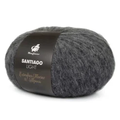 Santiago Light Garn, 007 Koksgrå, 50 g
