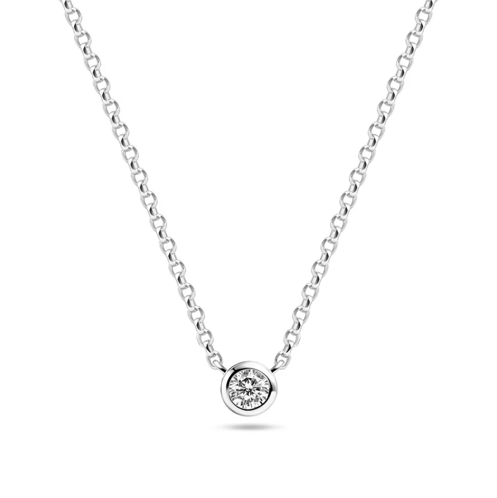 Sarzana Halskæde, Silver, 45 cm