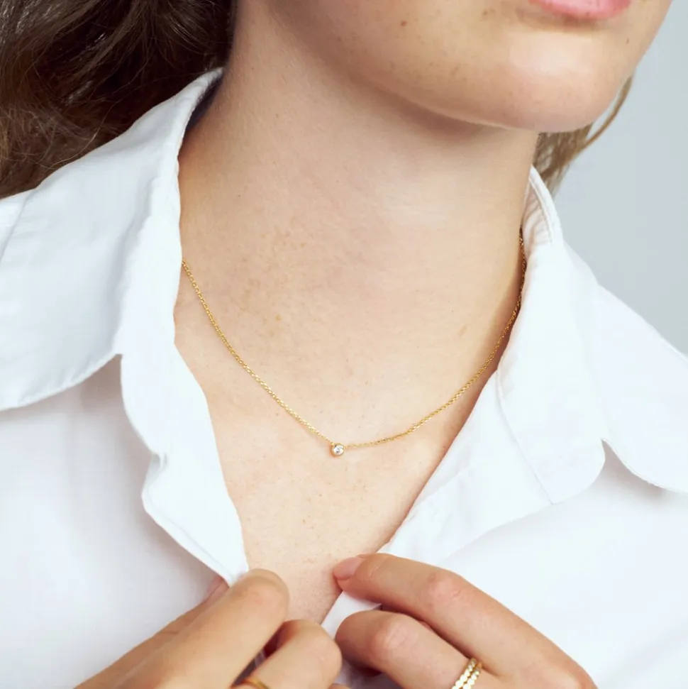 Sarzana Halskæde, Silver, 45 cm