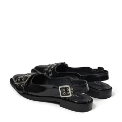 Saso Slingback Ballerinasko, Black Patent, 37