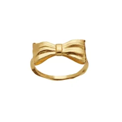 Satin Ring, Gold Plated, 55