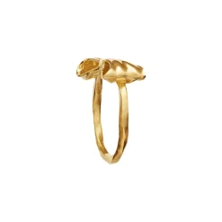 Satin Ring, Gold Plated, 55
