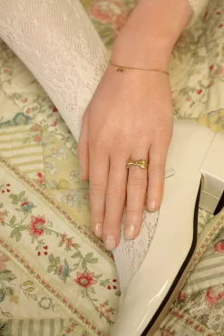 Satin Ring, Gold Plated, 55