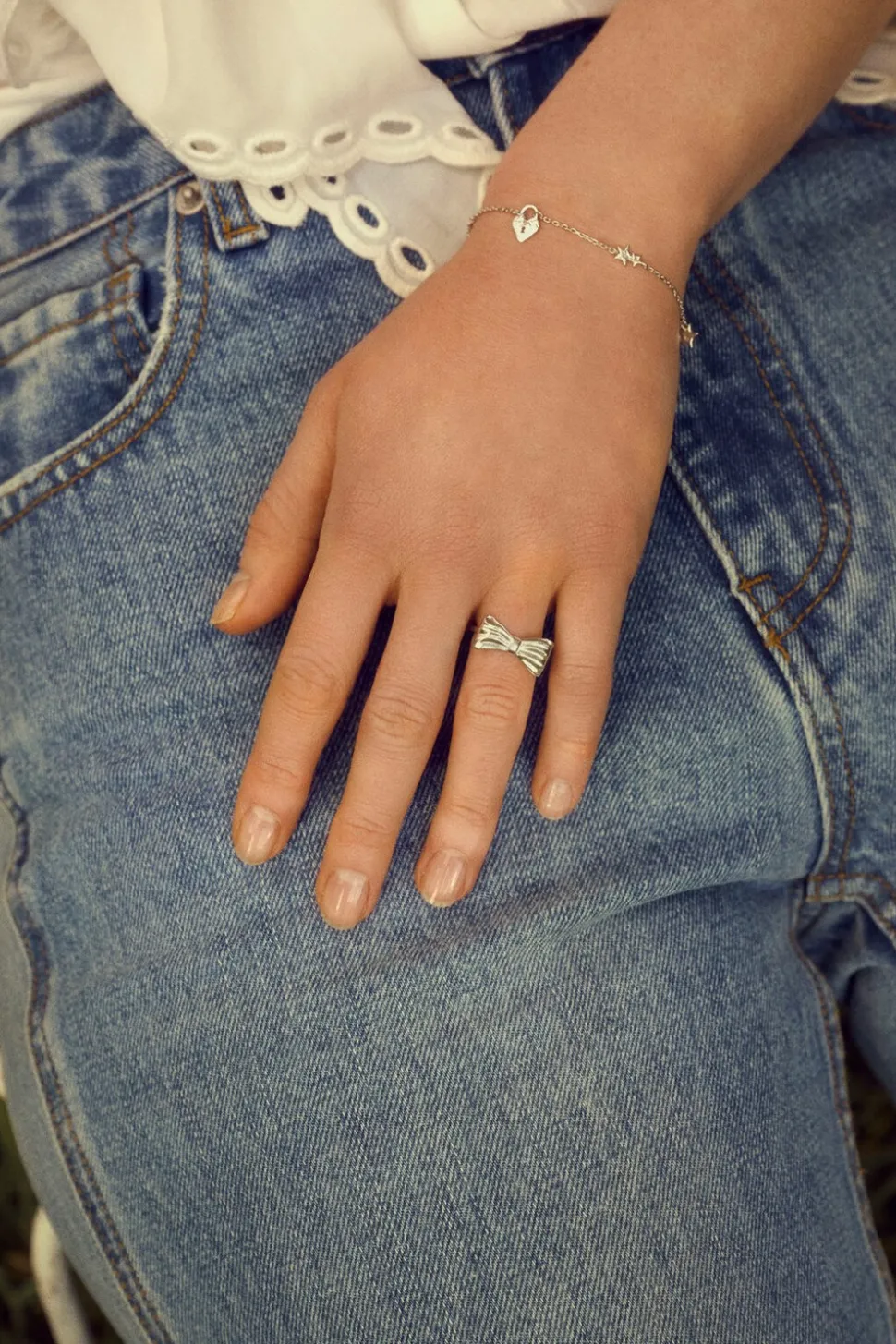 Satin Ring, Silver, 59