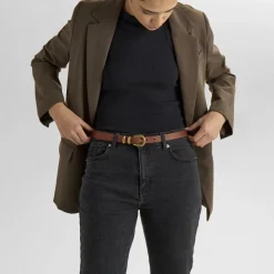 Scarlet Bælte, Cognac, 105 cm