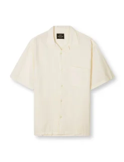 Seersucker Kenji Skjorte, Vanilla Ice, M