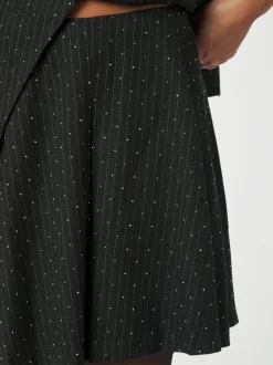 Selah B Pinstripe Nederdel, Antracit, 38