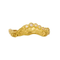 Selene Ring, Gold Plated, 47