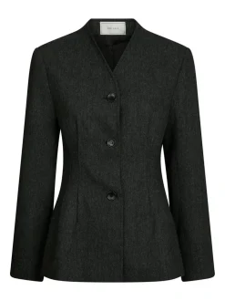 Senara Blazer, Dark Grey Melange, 36