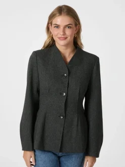 Senara Blazer, Dark Grey Melange, 36