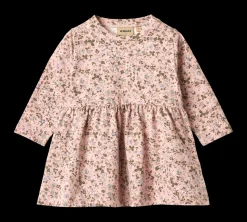 Sessa Jersey Baby Kjole, Rose Powder Flowers, 92 cm