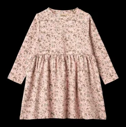 Sessa Jersey Kjole, Rose Powder Flowers, 116 cm