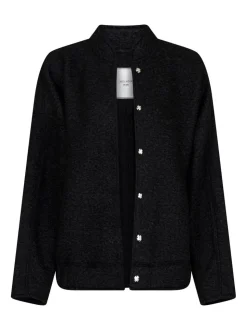 Sharon Bomber Jakke, Sort, 42