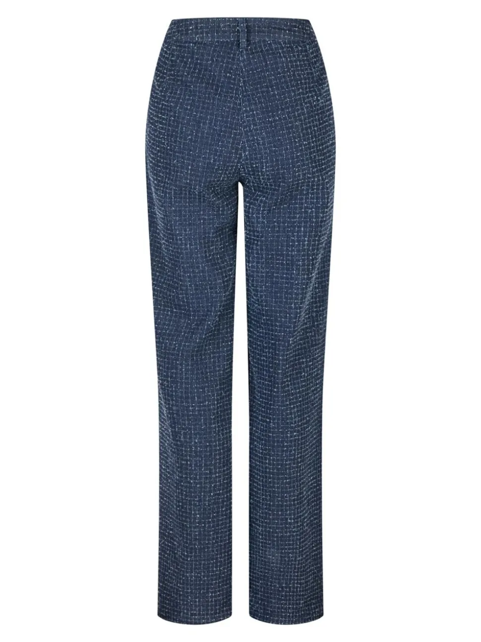 Shaya Denim Structure Bukser, Dark Blue, 34